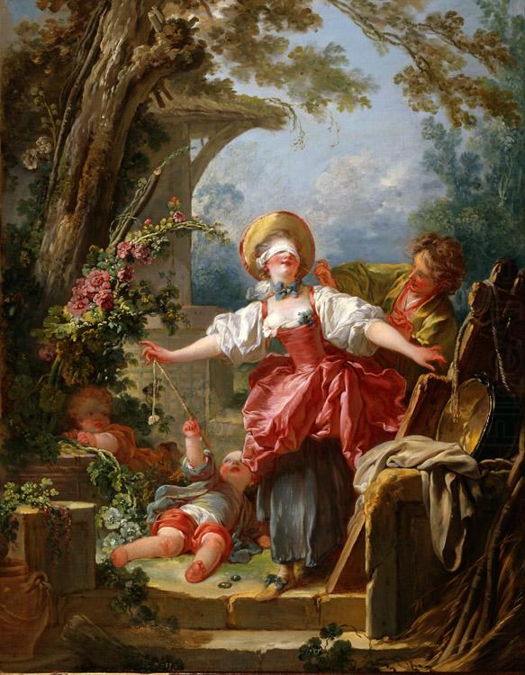 Jean Honore Fragonard Blind Man's Buff (mk08) china oil painting image